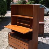 Danish Tique 1970's Compact Wall Unit