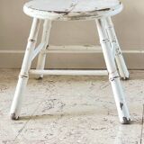 Antique bamboo stool