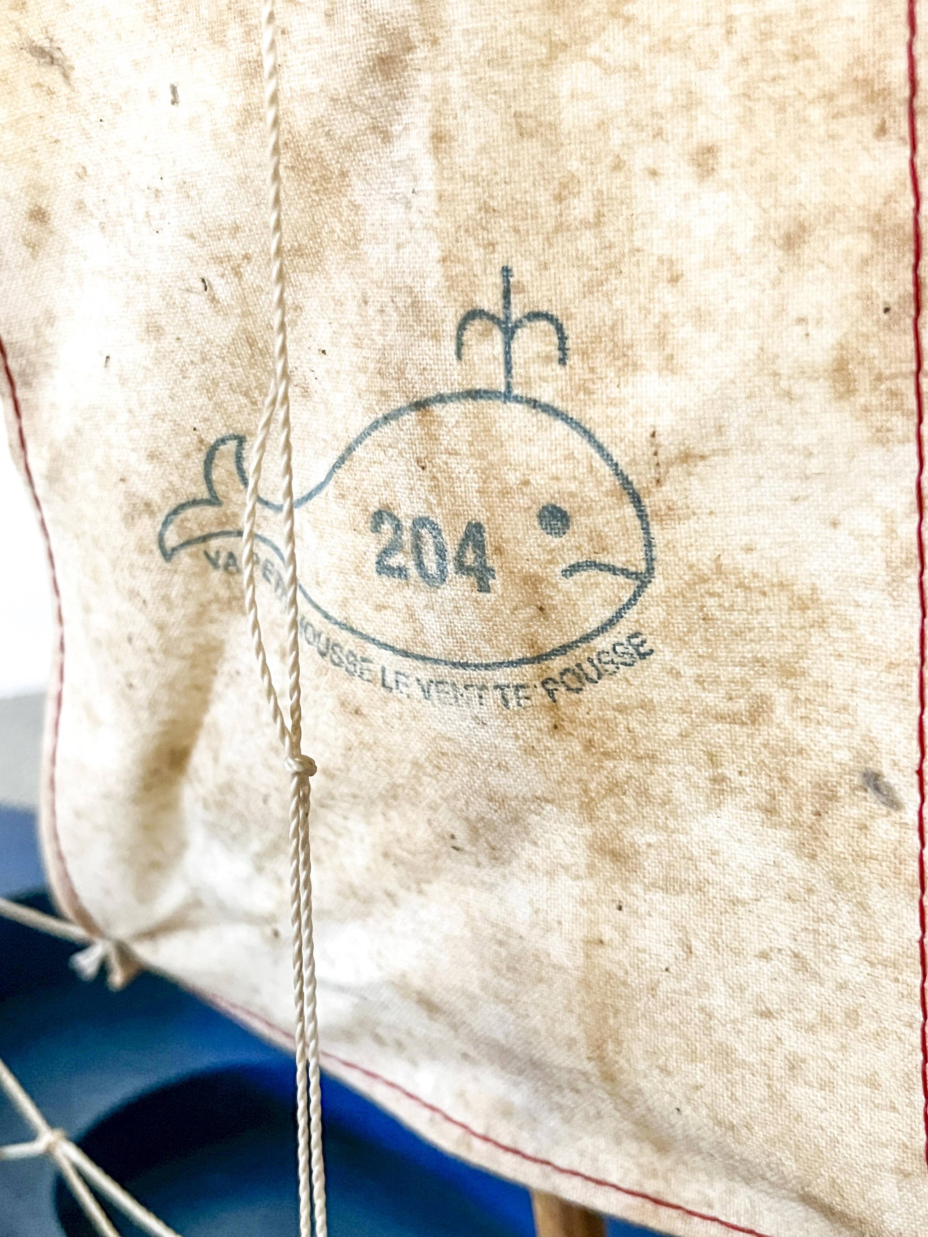 Tirot 204 basin sailboat in wood, French brand. Also called Yole.