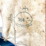 Tirot 204 basin sailboat in wood, French brand. Also called Yole.