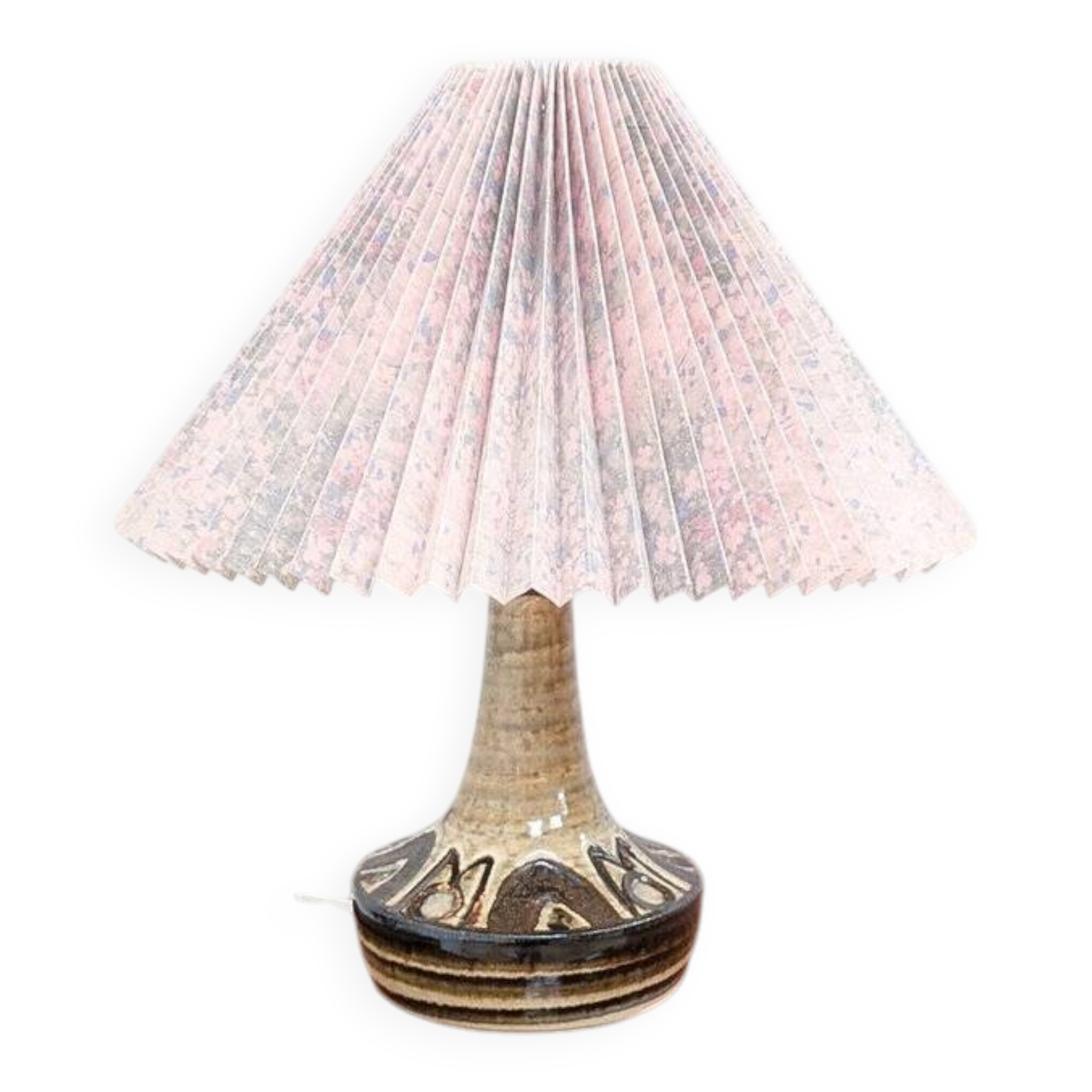 Lampe vintage en céramique