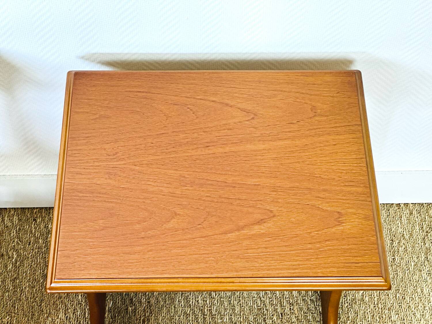 1960s Scandinavian nesting coffee table in teak
