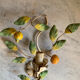 Duo of metal sconces