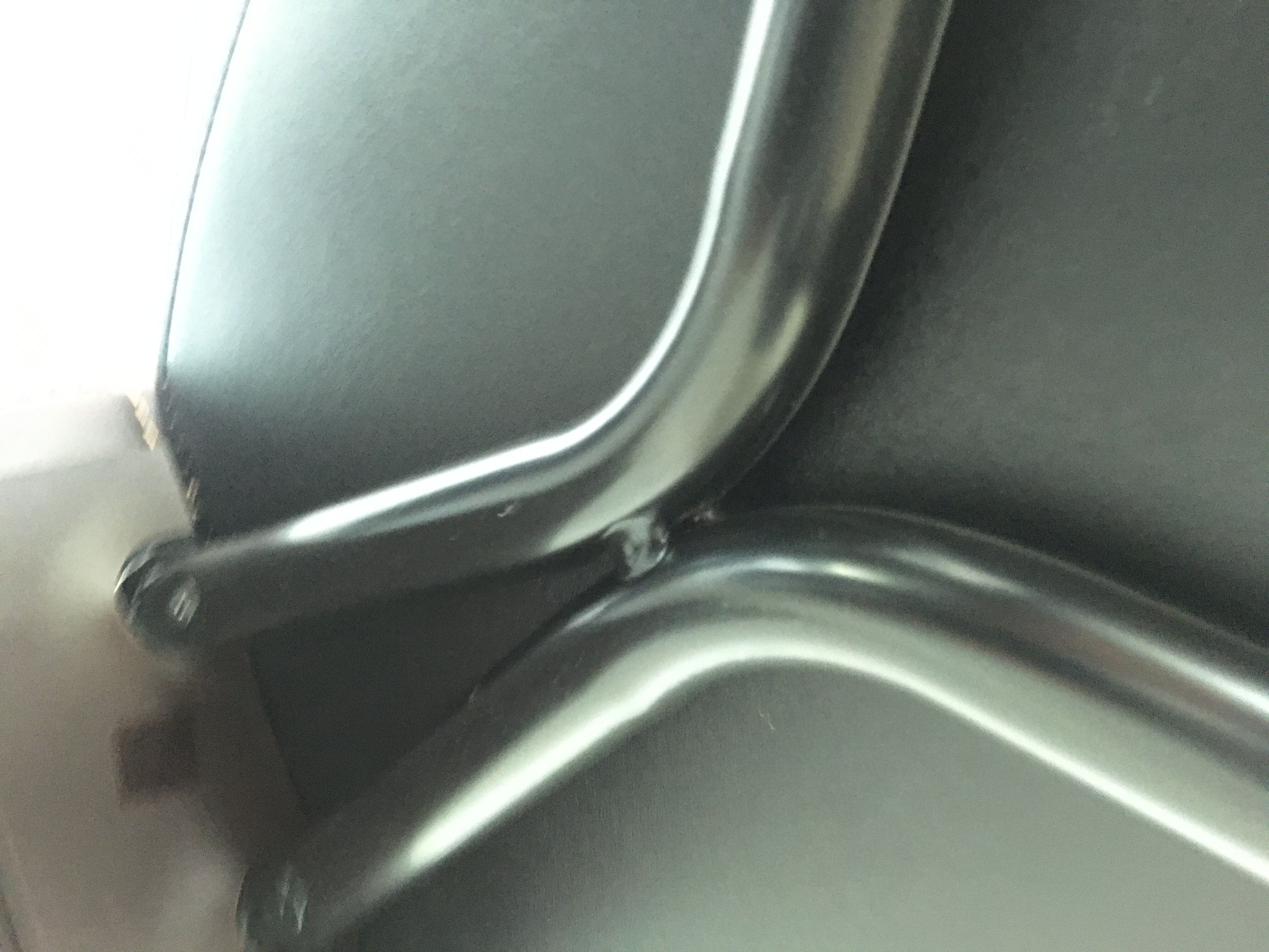 Set of 4 leather chairs from Frag for ROCHE BOBOIS