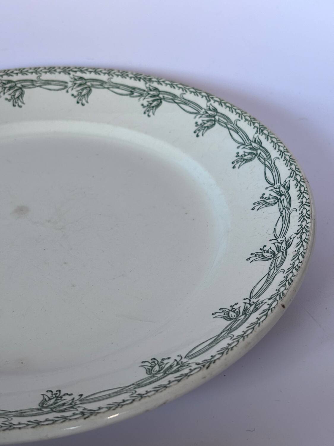 Saint Amand iron earth serving dish