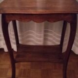 High wooden table