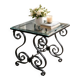 Beautiful wrought iron side table.