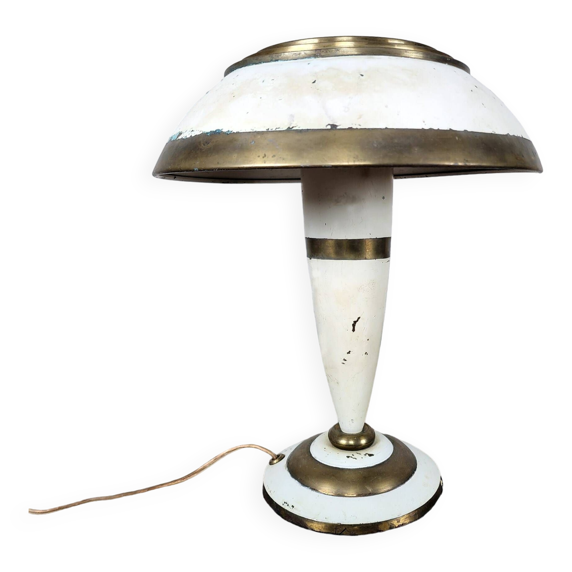 Champigno sheet metal lamp from the 1930s