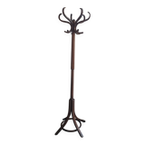 Wooden parrot coat rack