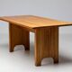 Dining table in pine by Yngve Ekström for Swedese, Sweden, 1960s.