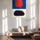 Acrylic painting abstraie on canvas wall decoration