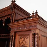 Armoire éclectique en chêne, design allemand, entre-deux-guerres, production : Allemagne