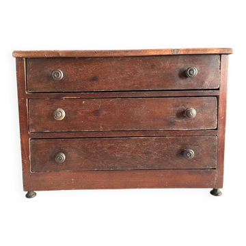 Miniature wooden master cabinet, 19th century