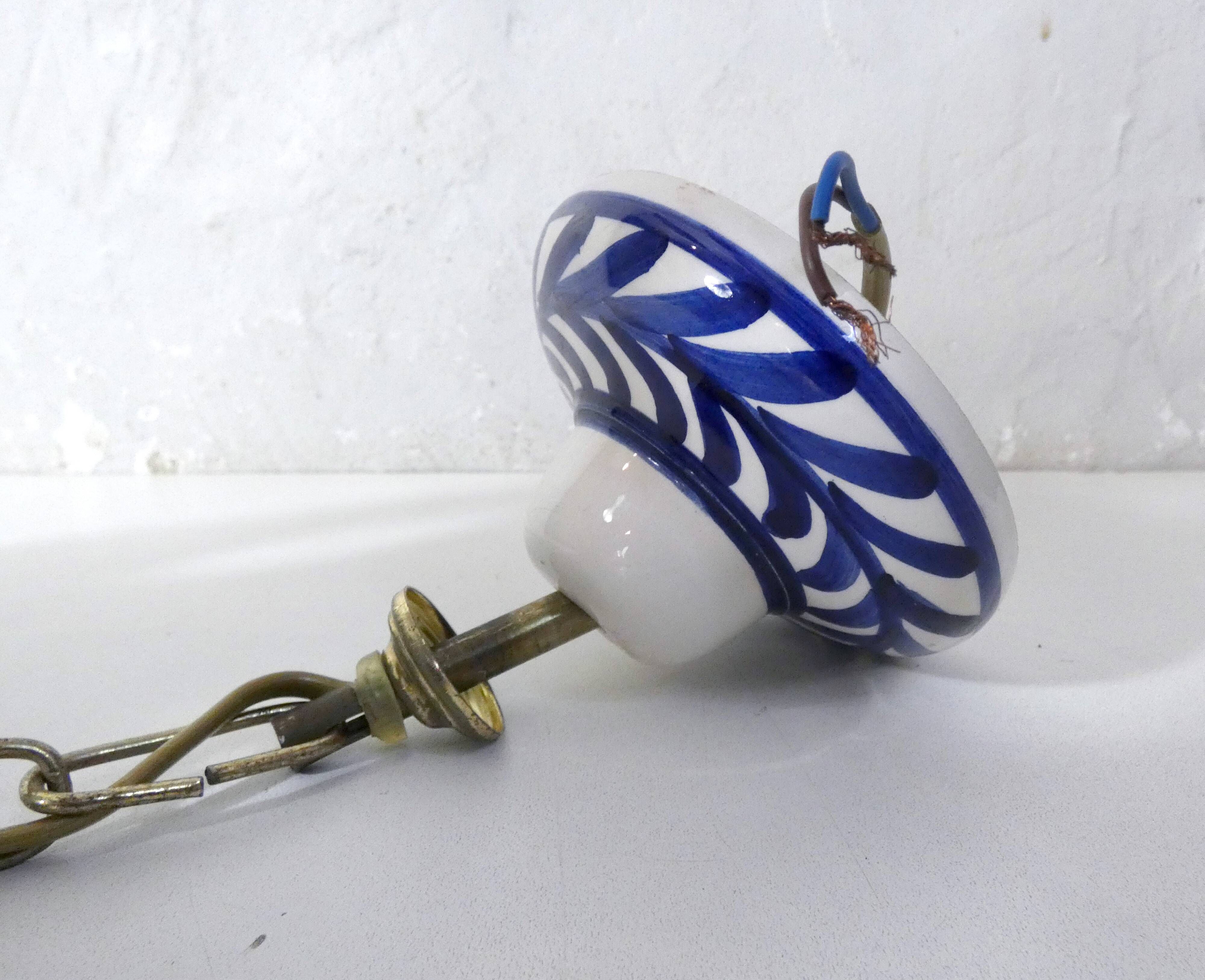 pendant lamp chandelier openwork ceramic lampshade