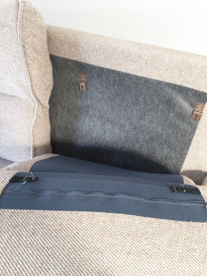 Scandinavian "cocooning" bench, 1960