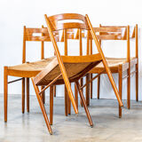 Series of six Scandinavian chairs