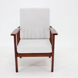 1940s Art Deco armchair, Czechoslovakia