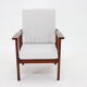 1940s Art Deco armchair, Czechoslovakia