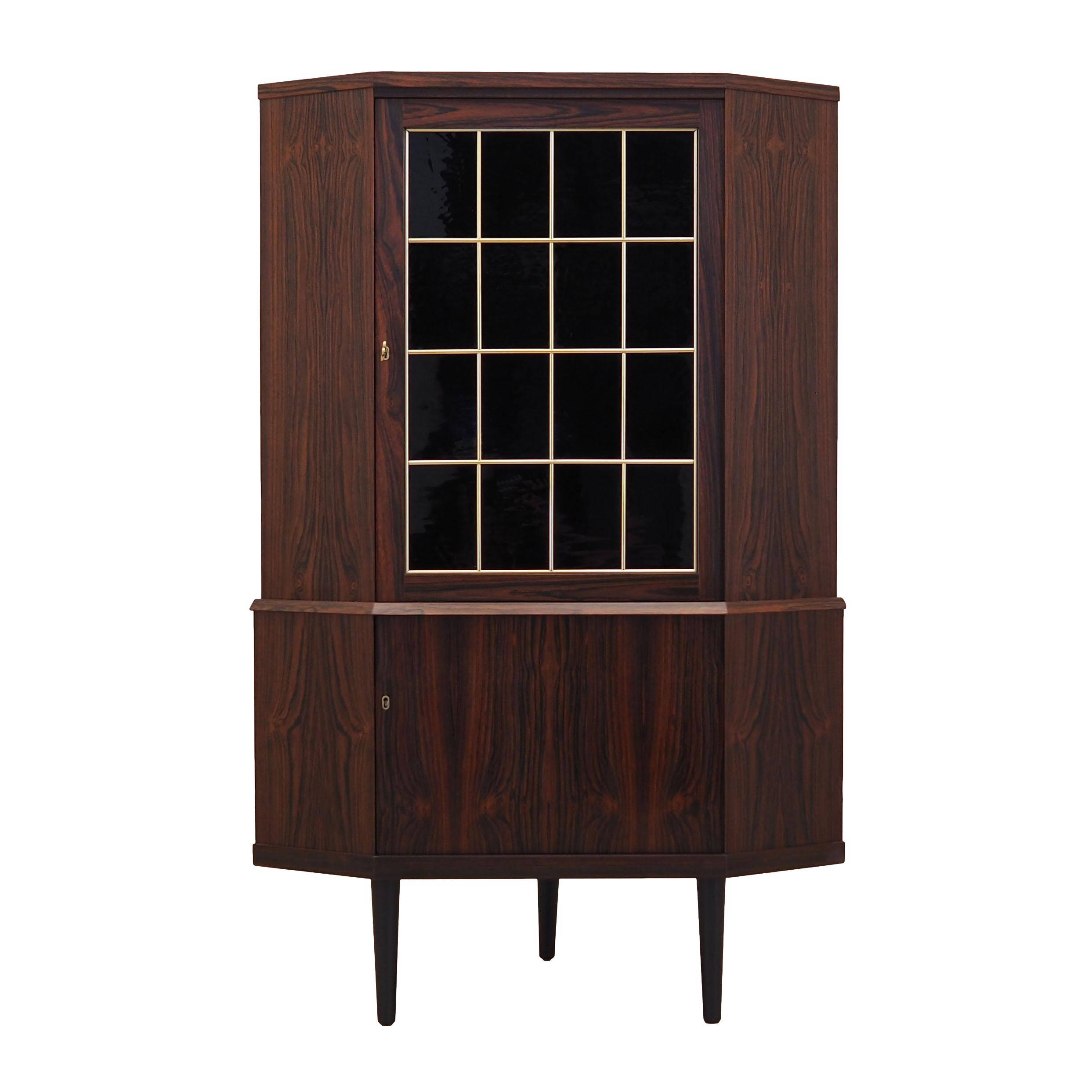 Rosewood corner cabinet, Danish design, 1970s, production: Denmark