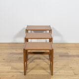 Mid-century teak nesting tables by R. Benett for G-Plan, United Kingdom, 1970s, set of 3