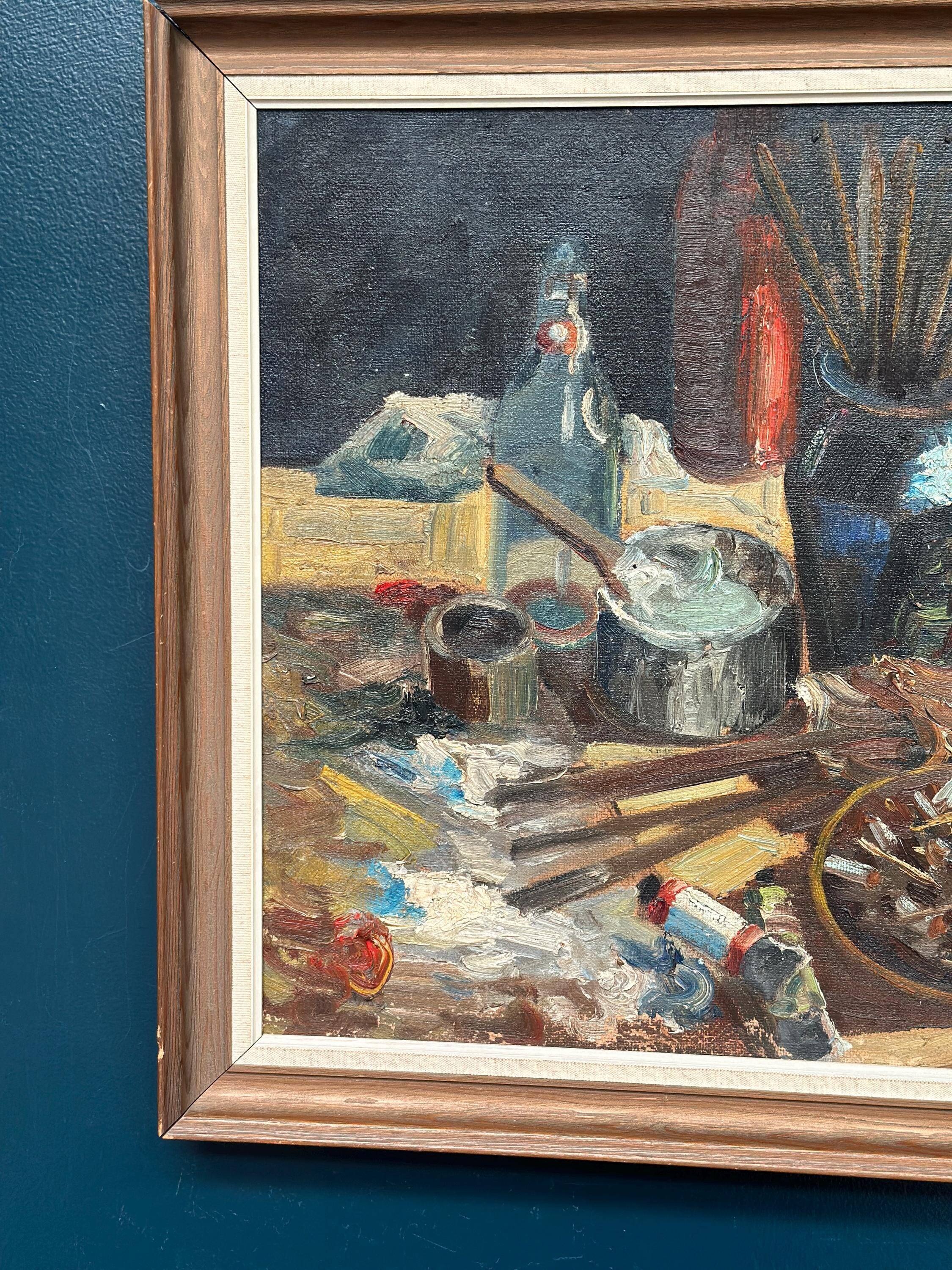 Original Swedish Oil on Canvas – “Stilleben” by C.A.P – Dated 1936 –Vintage