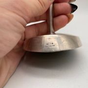 ABSA Danish Modernist Tulip Candle Holder in Silver Metal