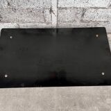 Table noir basse Formica noir vintage design