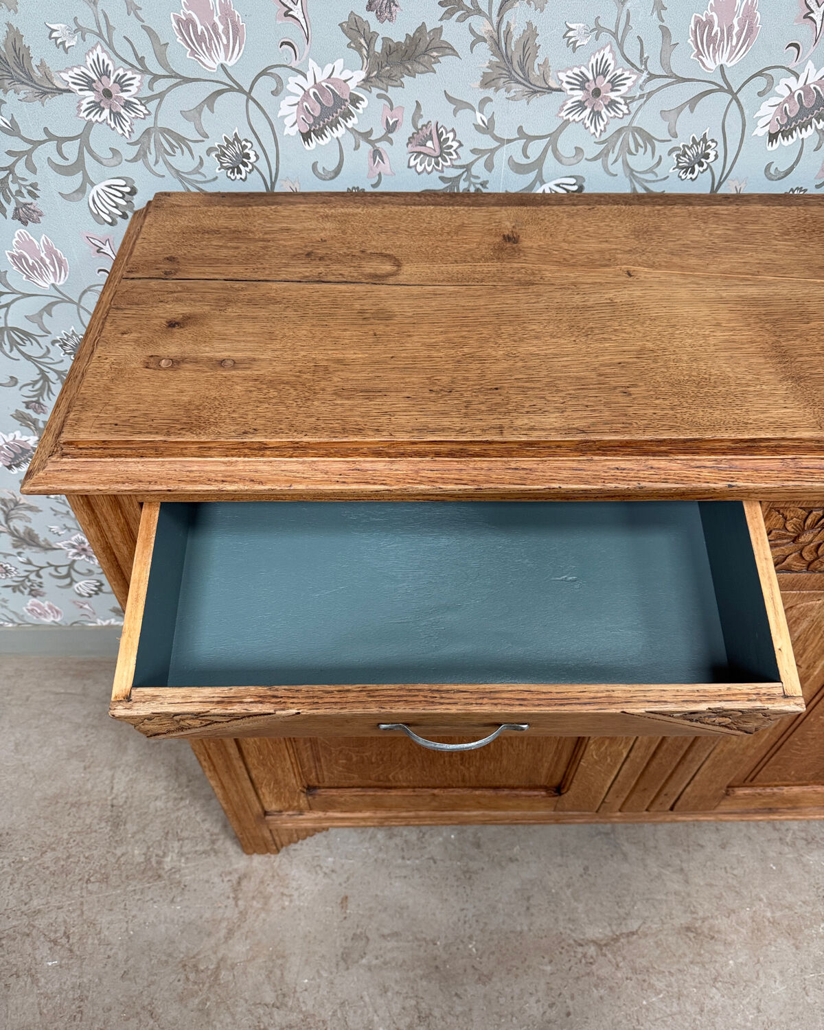 Art Deco oak grand buffet