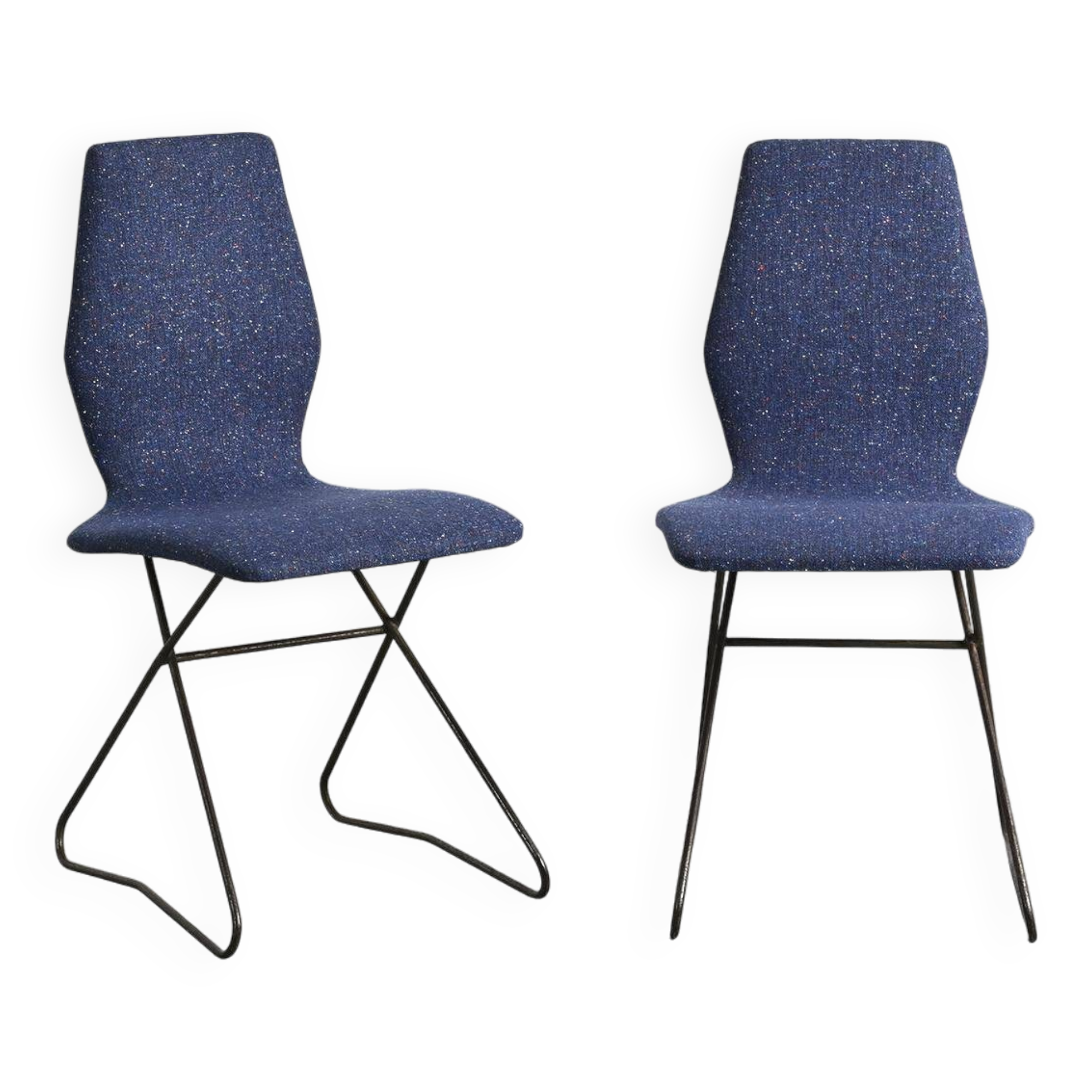 Pair of 1950 chairs by Louis Paolozzi