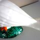 Glazed ceramic bird, signed Vallauris with bright colors