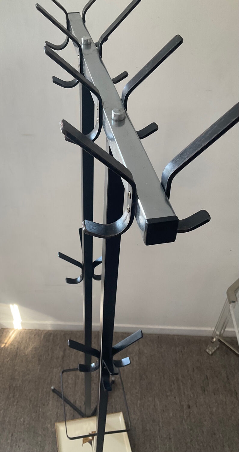 Vintage standing coat rack wardrobe from the 60s