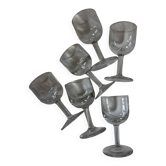 Set de 6 verres voleurs tulipe 1950 XXS comptoir de bistrot