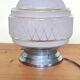 plafonnier des années 40,  globe verre granité opaque -  lampe de table