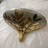 Italian Art Brass Single Sconce, 1970s