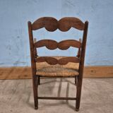Fauteuil assise paille