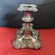 Silver candle holder
