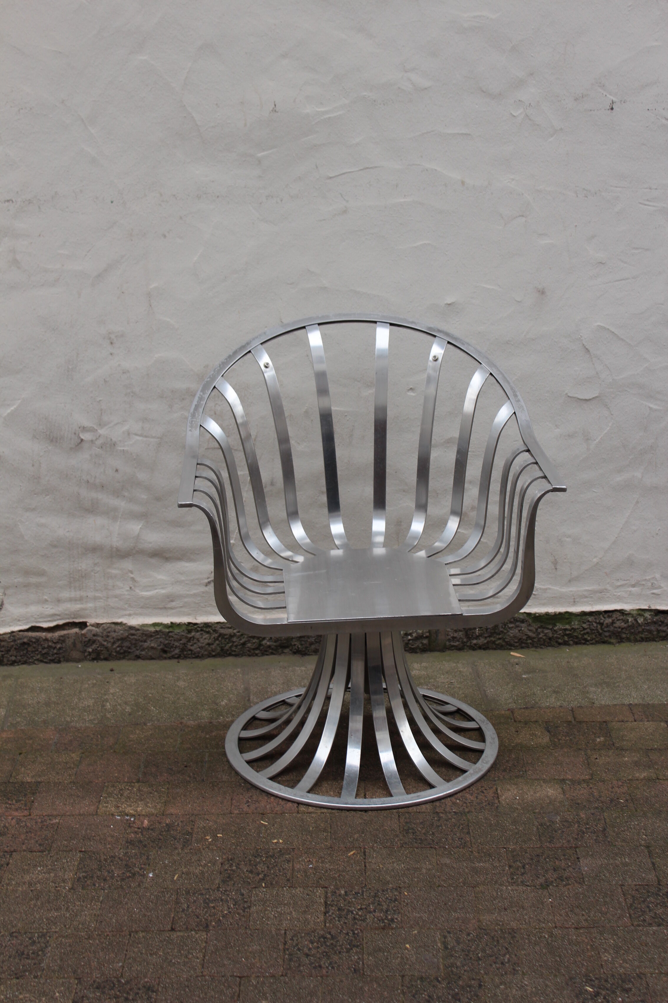 Armchair Aluminium 1970 - Unique model