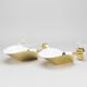 Aneta brass wall lights Sweden 1970