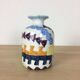 Multicolored geometric Italian vase, 80s