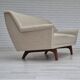 1970s, Danish 3 seater sofa, original condition, wool, teak wood.