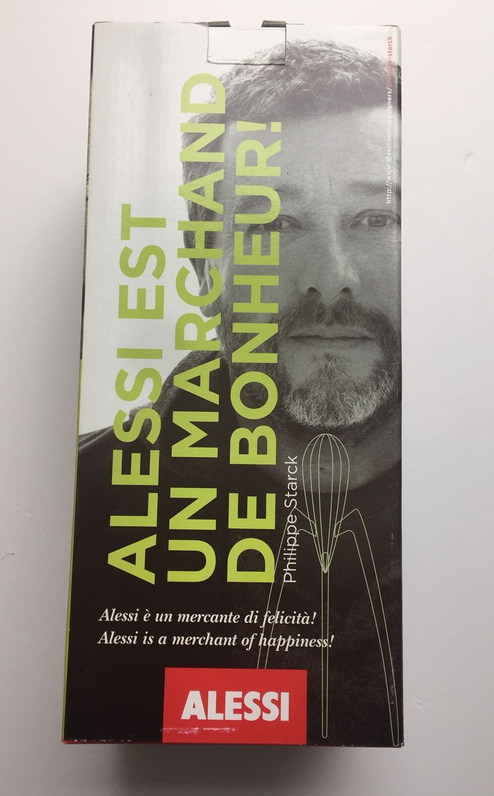 Citrus press by Philippe Starck published by Alessi