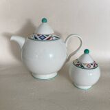 Villeroy and Boch Indian Look teapot and sugar bowl