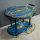 Service trolley in marquetry from Sorente, Italy – 1960