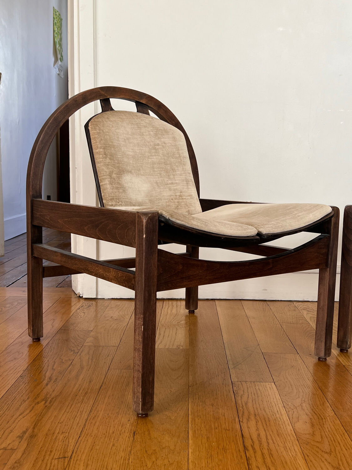 Paire de fauteuils Baumann