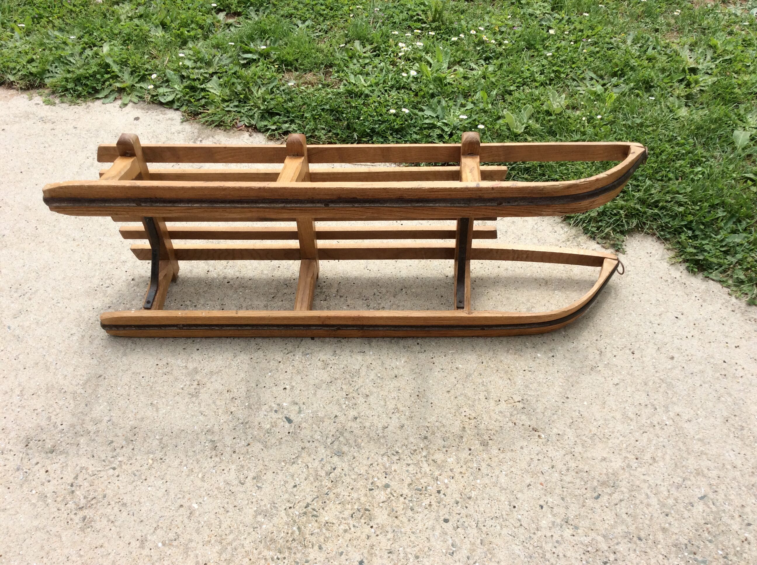 Wooden sledge