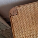 Vintage rattan chest of drawers circa 1970s