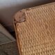 Commode en rotin vintage circa  années 70