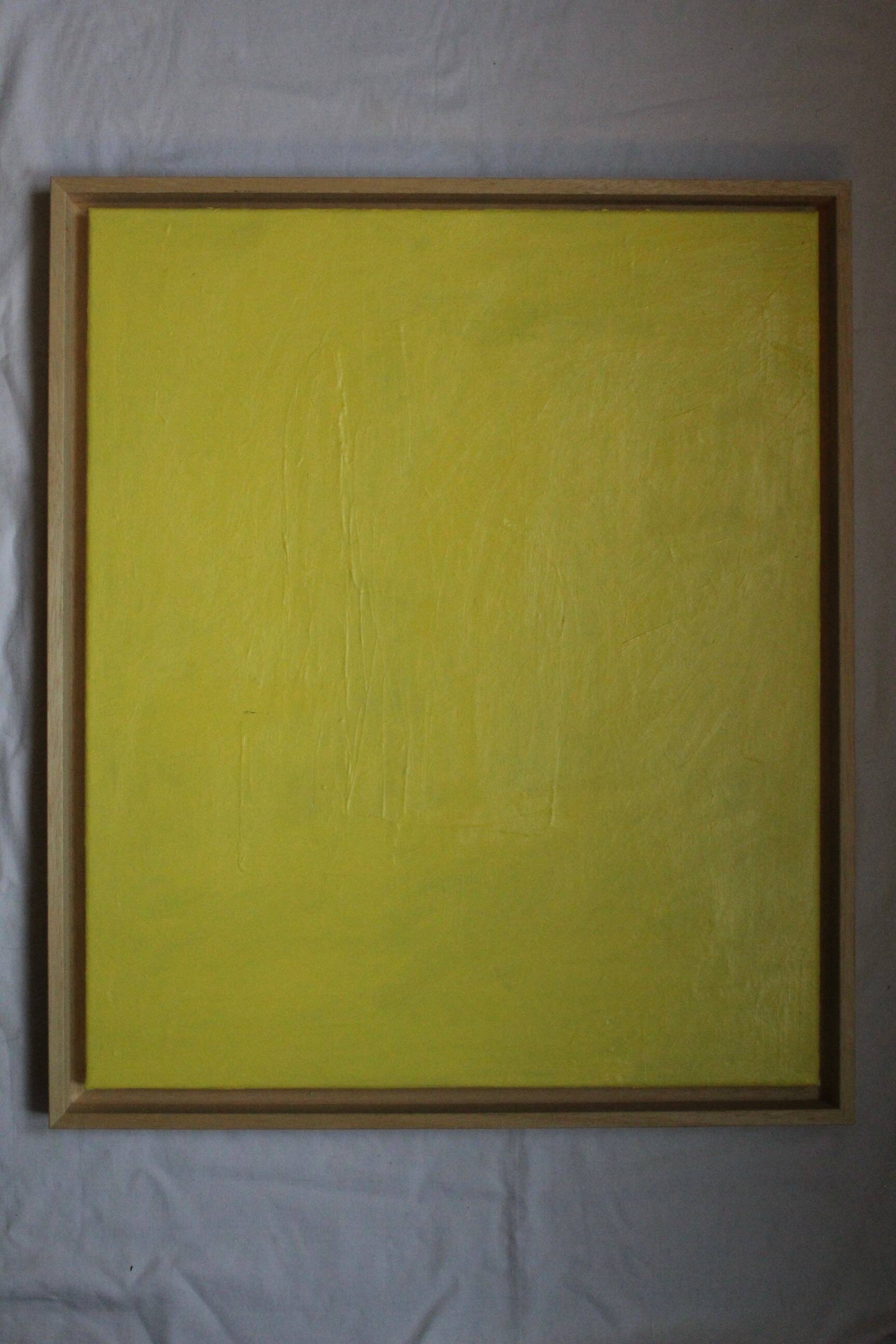 Abstract contemporary monochrome yellow background