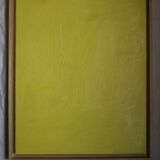Abstract contemporary monochrome yellow background