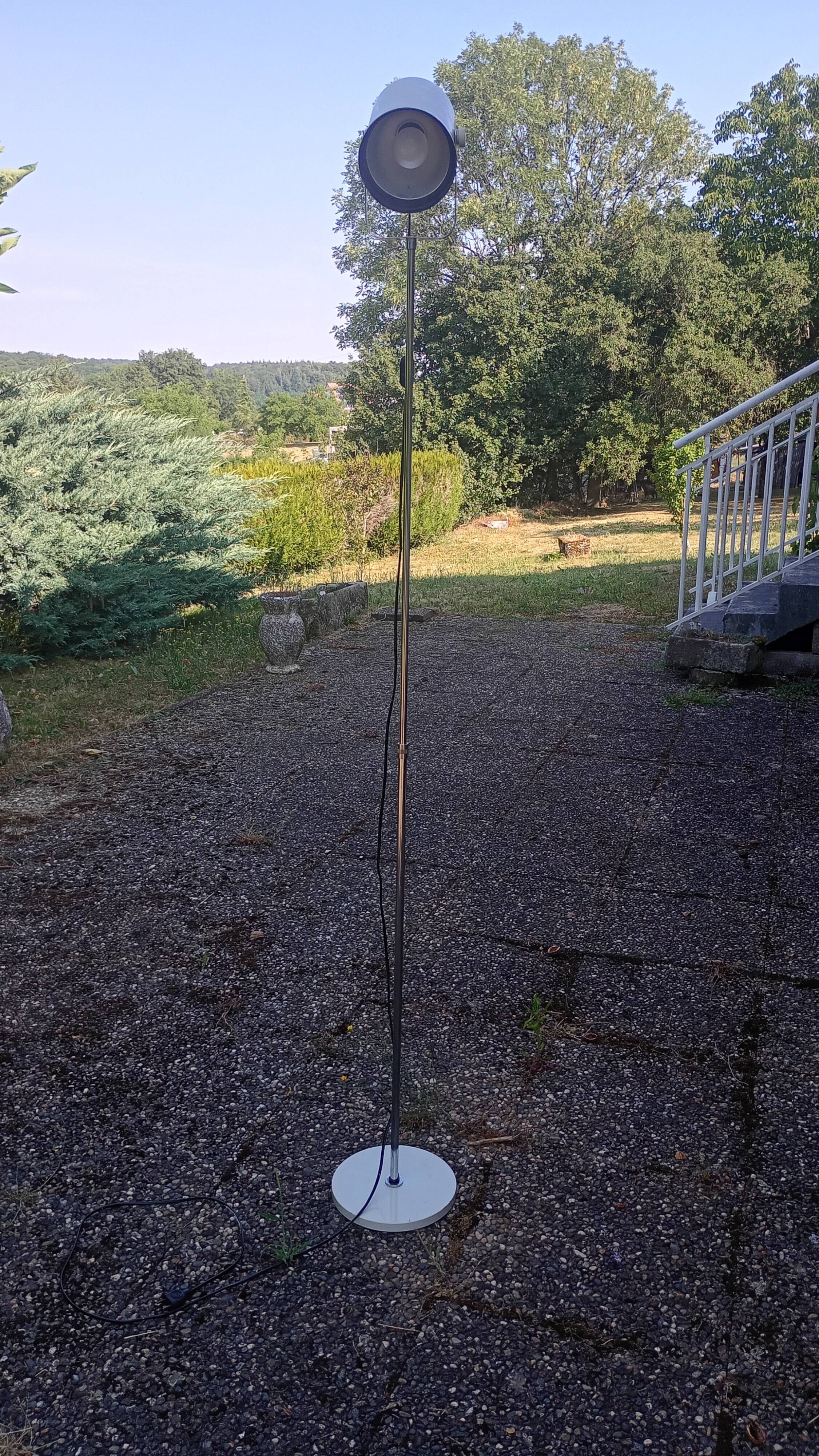 Vintage telescopic floor lamp